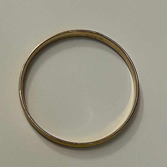 J. Crew Yellow Enamel and Gold Bangle Bracelet - Picture 3 of 6
